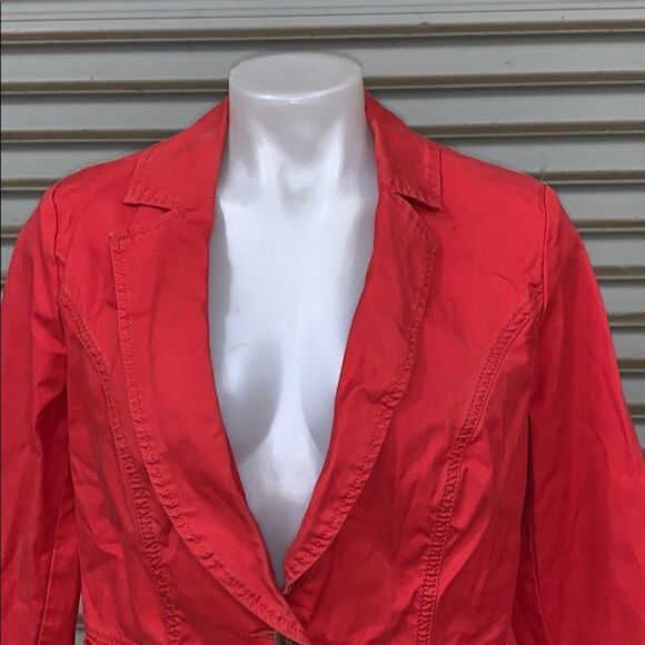 Cabi Red one button blazer - Picture 4 of 7